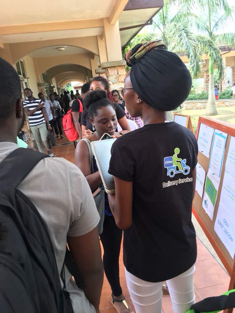 AshexDelivery's tweet photo. They asked, we answered. The ASHex team was all ears and ready to answer all manner of questions. #atAshesi #FDELaunch #ASHex https://t.co/1018IncfrE