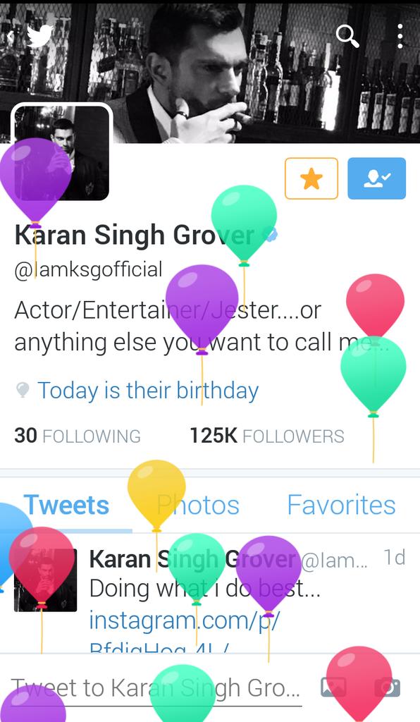 Proud_Ksgian's tweet photo. Waoo feeling love 😘😘
I Love you from the bottom of my heart❤❤❤ @Iamksgofficial #HappyBirthdayKaranSinghGrover https://t.co/MoXTnqlfDE
