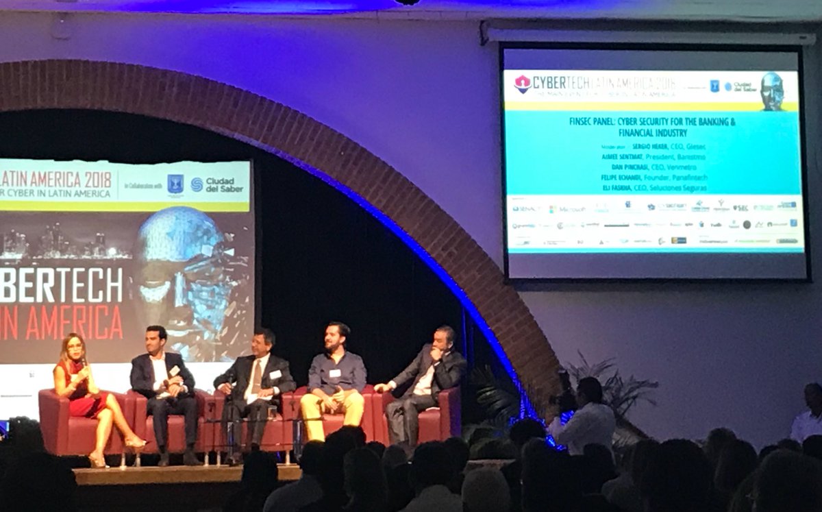 G3ek_314's tweet image. Interesante el panel sobre ciberseguridad para el sector bancario y financiero #CyberTechLATAM .@IsraelinPanama .@Banistmo .@panafintech .@venmetro .@s_seguras