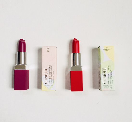 Love Clinique? I'm giving away Clinique Pop Matte in Peppermint &amp; Pow Pop! To enter follow <a href="/davelackie/">dave lackie</a> &amp; RT