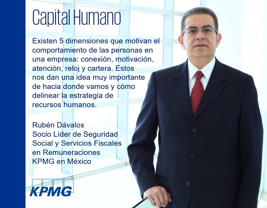 KPMGMEXICO's tweet image. Rubén Dávalos, Socio Líder de Seguridad Social y Servicios Fiscales en Remuneraciones de KPMG en México, reflexionó sobre el comportamiento del capital humano en las organizaciones en el Industrial Human Capital Summit 2018.