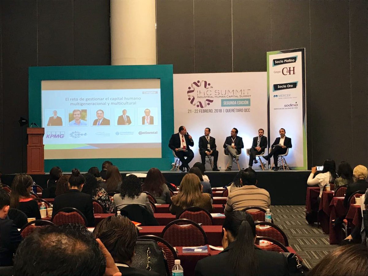 KPMGMEXICO's tweet image. Rubén Dávalos, Socio Líder de Seguridad Social y Servicios Fiscales en Remuneraciones de KPMG en México, reflexionó sobre el comportamiento del capital humano en las organizaciones en el Industrial Human Capital Summit 2018.