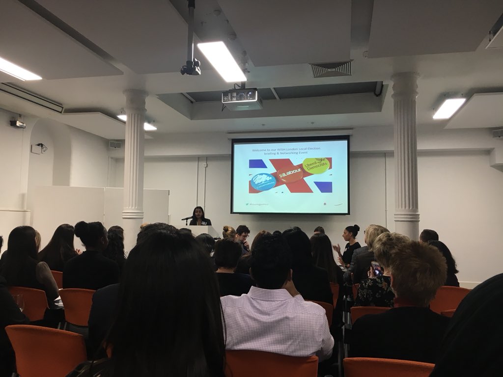 MelCroley's tweet photo. Great evening of networking at tonight’s @WISHLondonGB Now time for the local election briefing #HousingPolitics https://t.co/7HHSz7TfdQ