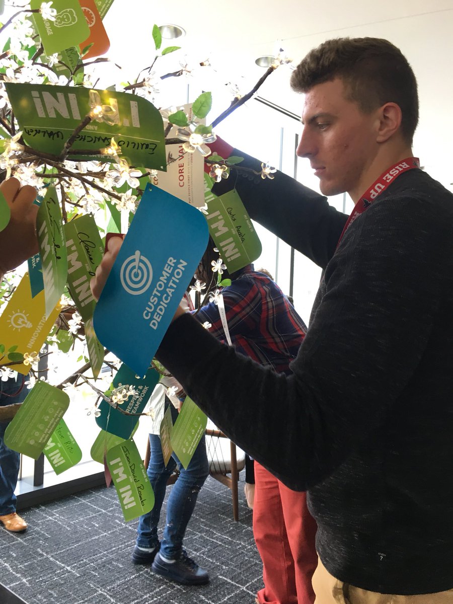 ncr_voyix's tweet image. #FalconsU attendees signing their core values pledges and hanging them right next to our iNCRedibles’ pledges here on campus! #MaximizeNow #NCRLife @Falcons_PA