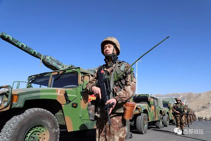 rajfortyseven's tweet photo. #China in occupied #Tibet:
#PLA #ORBAT
55 Mot Inf Bde, #47GA, #Lanzhou MR now converted to 55 Combined Arms Bde under #77GA and relocated to #Lhasa.
Vehicle mounted #PCP001 82mm Rapid Fire Mortars. Pic via kca/cdf https://t.co/bo6Z8d77LM