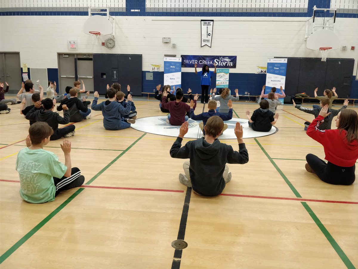 Day 2 of <a href="/XMovement_/">X Movement</a> as 8-2 and 8-3 explore the power of dance for all abilities and styles! They are dancing with just their hands! 🙌🙌🎶🎶