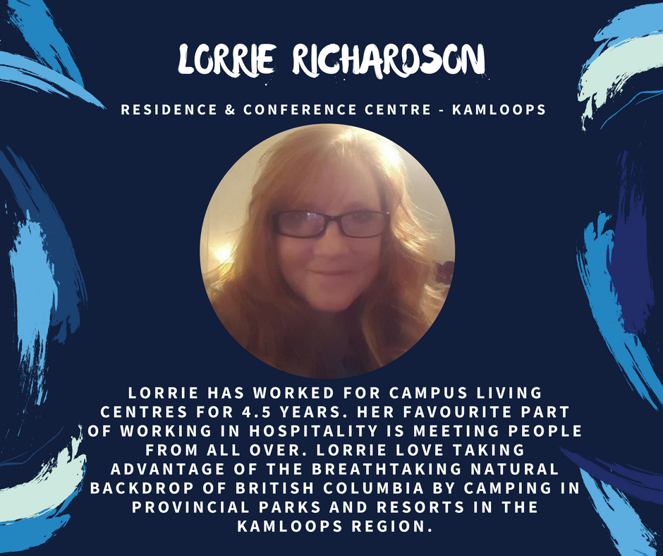 MohawkRCC's tweet photo. Happy Monday! Meet Lorrie Richardson - a friendly face from our #Kamloops property! #MeetTheTeam #StayWithUs https://t.co/jbns3XXSXo