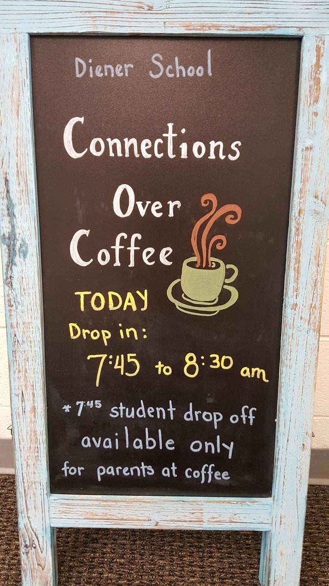 Parents, stop by and relax tomorrow morning!