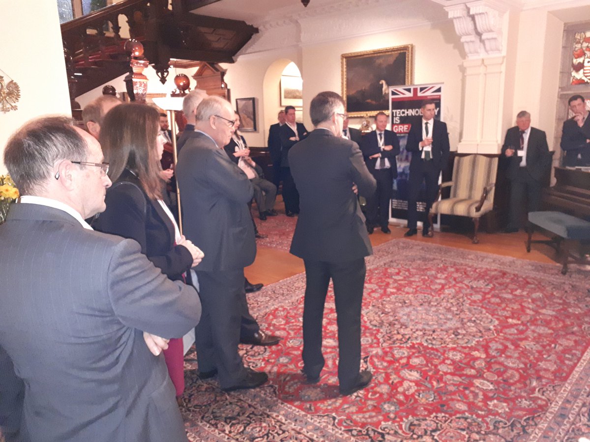 FinTechIreland's tweet photo. Excellent reception tonight at @AmbRobinBarnett residence for #AtlanticLink #5NINES Data Centre Company. High speed connectivity. @5ninesni @InvestInGREAT @InvestNI. Thanks @BritEmbDublin. Looks brilliant. Great that we have this in the #IsleofIreland. Happy to spread the word. https://t.co/2gnWlPXHV6
