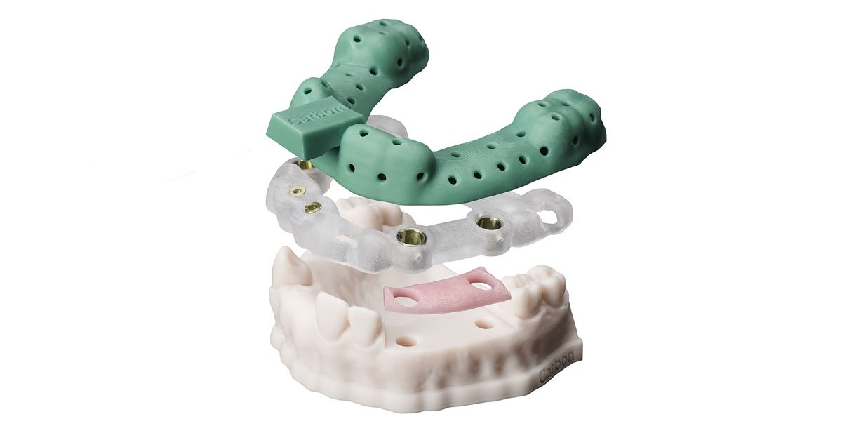 Carbon's tweet image. Are you in Chicago this week? Come visit the @Carbon #dental team at Cal-Lab and LMT Lab Day exhibits and see our complete #3DManufacturing digital solution.