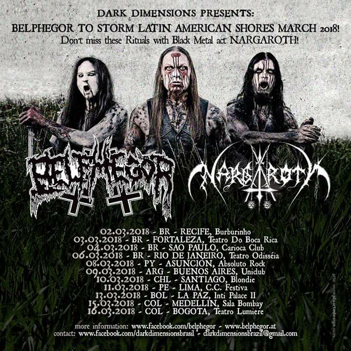 Rocktuver's tweet photo. Te gusta el Metal oscuro y putrefacto? Agendáte a estos pibes, que son un amor de persona, y van a estar pisando sueno latino...
#Marduk y lo mejor del Black sueco.
#Inmolation y su Death infernal.
#Belphegor y #Nargaroth en una dupla brutal.
Y los asesinos de #Pestilence. https://t.co/1w15OPUjm4