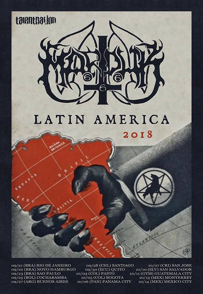 Rocktuver's tweet photo. Te gusta el Metal oscuro y putrefacto? Agendáte a estos pibes, que son un amor de persona, y van a estar pisando sueno latino...
#Marduk y lo mejor del Black sueco.
#Inmolation y su Death infernal.
#Belphegor y #Nargaroth en una dupla brutal.
Y los asesinos de #Pestilence. https://t.co/1w15OPUjm4