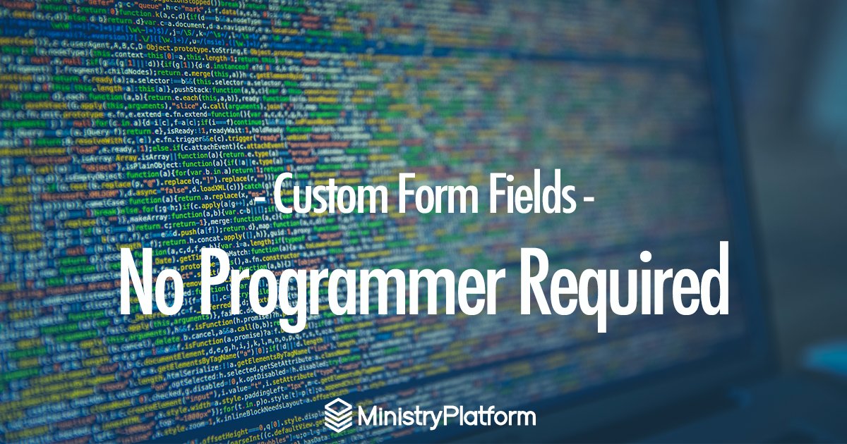 MP4Church's tweet photo. Add custom form fields that are unique to your church - no programmer required #limitlessChMS
https://t.co/uj7e2lRsgl https://t.co/sv8rQNwg3U