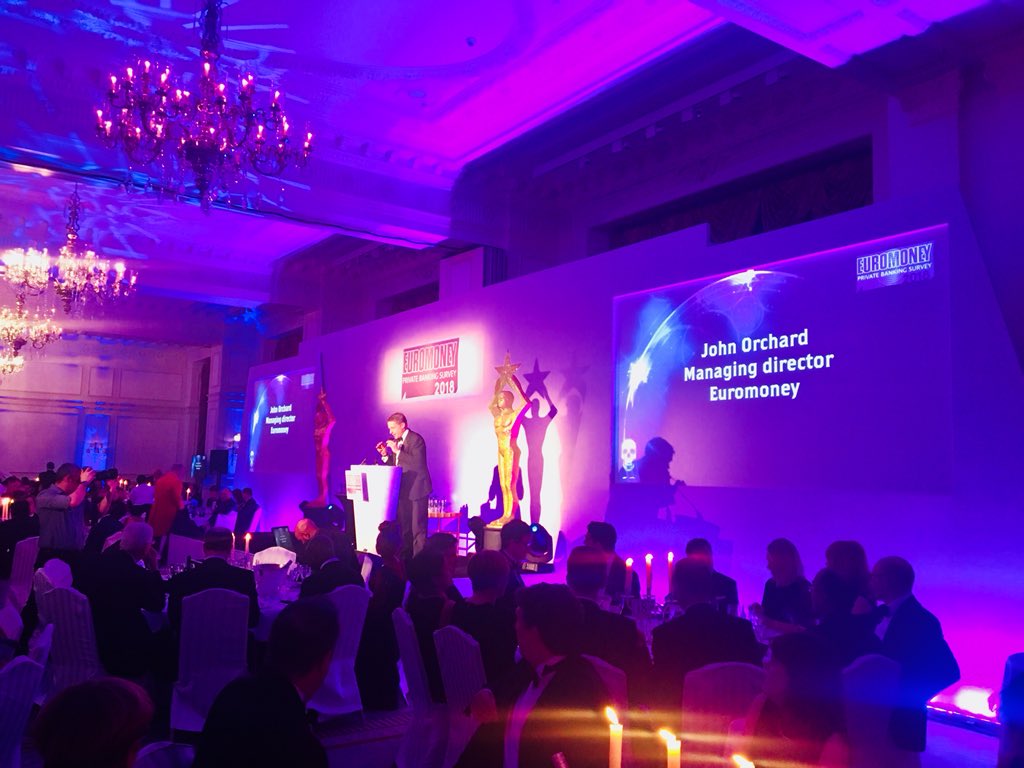 BNPP_Wealth's tweet photo. We are live tonight from London at the 2018 @Euromoney #PrivateBanking awards – looking forward to this evening 👏🏻👏🏻👏🏻 #EuromoneyPB https://t.co/02cckKX2xN