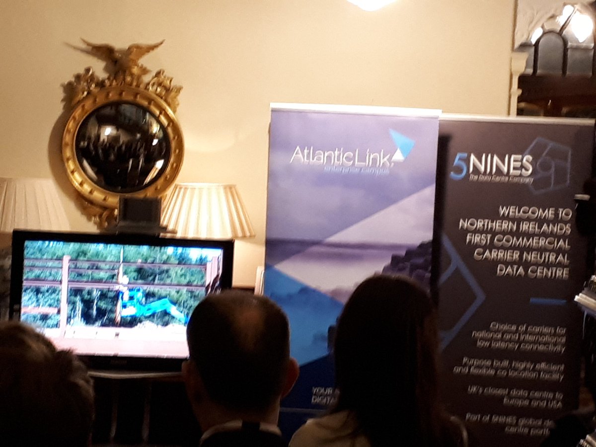 FinTechIreland's tweet photo. Excellent reception tonight at @AmbRobinBarnett residence for #AtlanticLink #5NINES Data Centre Company. High speed connectivity. @5ninesni @InvestInGREAT @InvestNI. Thanks @BritEmbDublin. Looks brilliant. Great that we have this in the #IsleofIreland. Happy to spread the word. https://t.co/2gnWlPXHV6