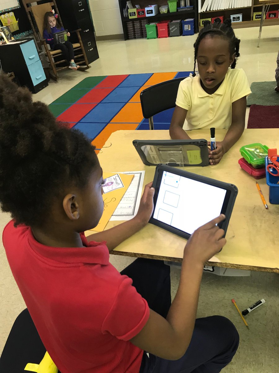 nressm's tweet photo. @CooklbK Mrs. Cook's 2nd grade classroom using @DreamBox_Learn for math and Popplet for biographies #NRESDLD #RSSDLD #DLDeveryday #DLDay https://t.co/BbMOFZ9x9W