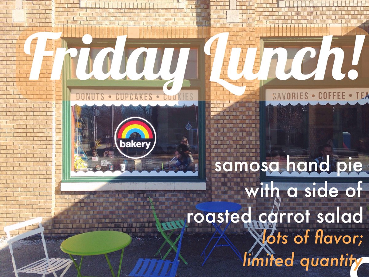 BakeTheRainbow's tweet photo. TOMORROW!  We are trying something new 😋 our roasted carrot salad (GF) will be available starting at 11:30 while quantities last. https://t.co/8E9TLWiA6F