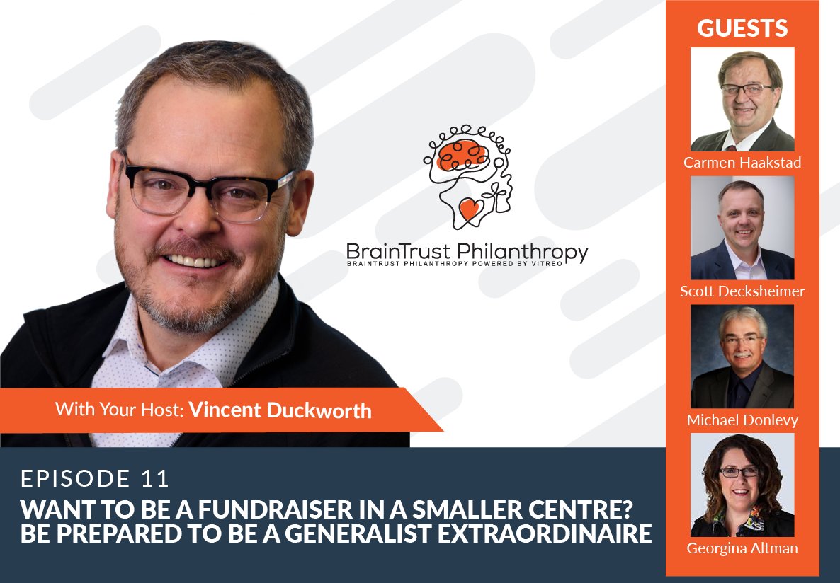 🎙️ NEW EPISODE | Carmen Haakstad, <a href="/sdecksheimer/">Scott Decksheimer</a>, Michael Donlevy &amp; <a href="/ggannaa/">Georgina Altman</a> joined <a href="/veduckworth/">Vincent E Duckworth</a> for a captivating conversation on the urban | non-urban divide in #fundraising.

🎧 LISTEN, rate, review &amp; share: vitreogroup.ca/podcast/2018/2… @GPRC_AB @RedDeerCollege @LakelandCollege