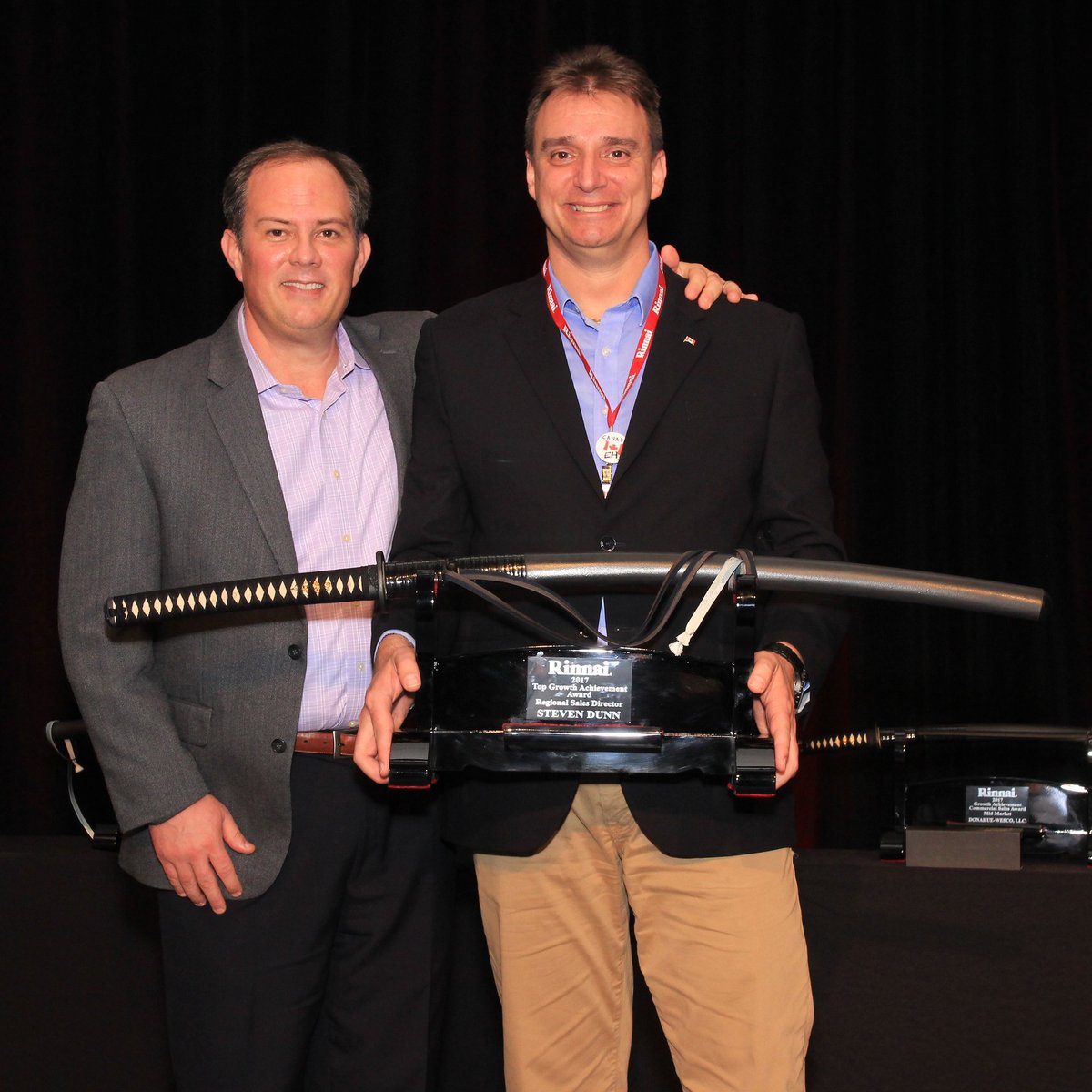 I'm very proud to receive this award on behalf of Team Rinnai Canada! Way to go team! #Rinnai