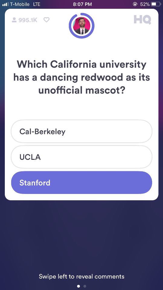 Ma I made it <a href="/hqtrivia/">HQ Trivia</a> 😘