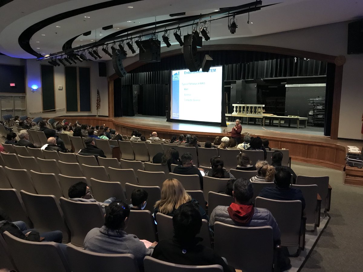 steve_schlabach's tweet photo. @WAISSBISD sharing information about course selection, planning for high school and so much more during our 6th and 7th Grade Parent Night. https://t.co/ekoib1w9r7