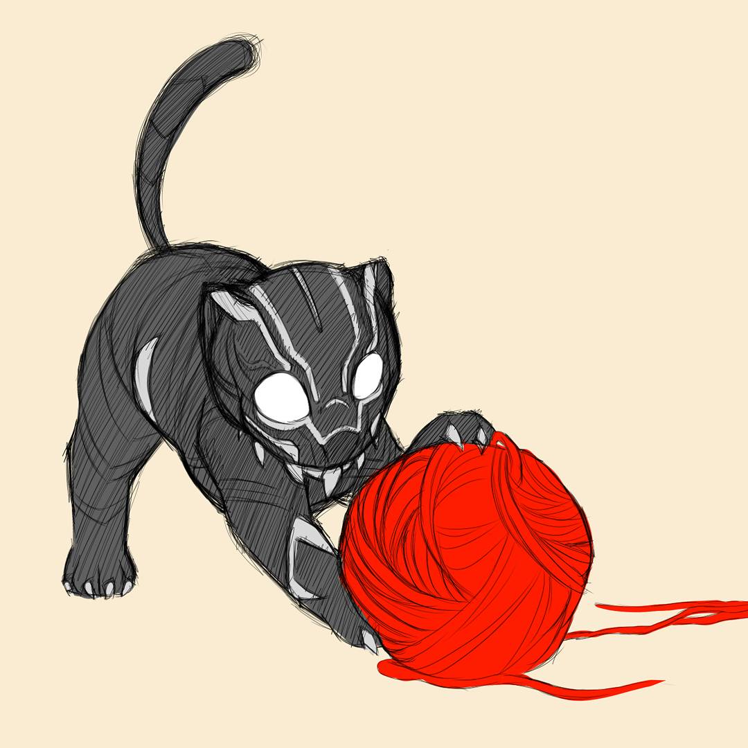 Panther Drawing Black Panther New Suit By PencilHead7 On DeviantArt