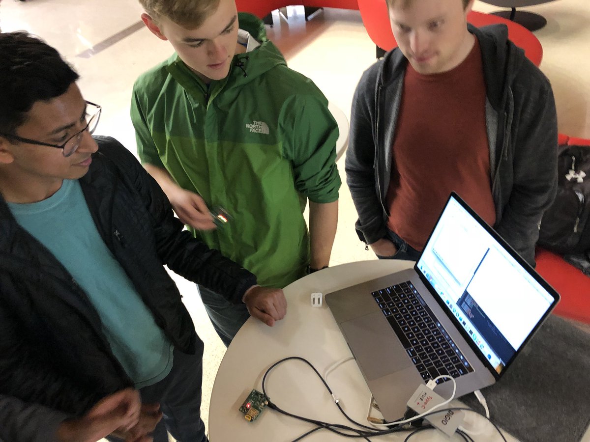 JoshuaBaer's tweet photo. Getting a demo of Accantus precise indoor location tracking at @LonghornStartup. Measures with 10cm accuracy! https://t.co/5ej0PhUVyw