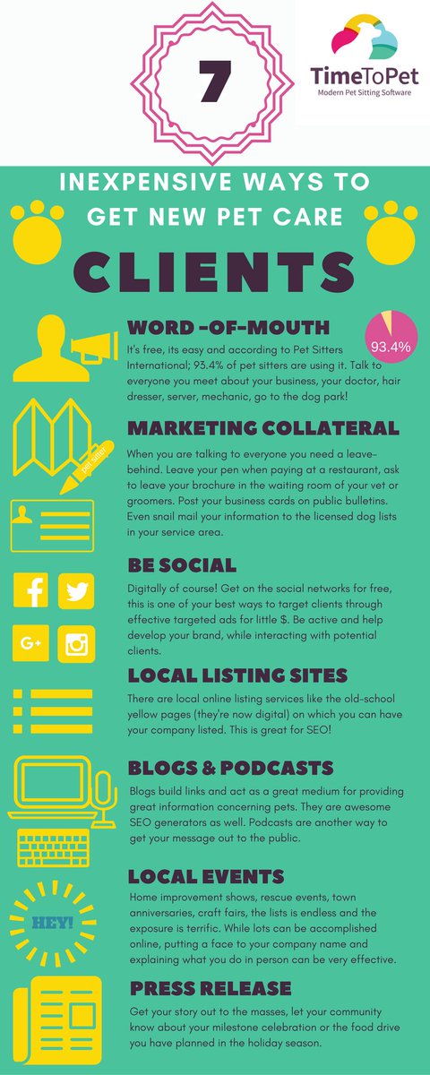ProPetHero's tweet image. 7 ways to get new pet care clients for little to no money #petsitter #petindustry #timetopet #petsitting #dogwalker bit.ly/2i08Zla