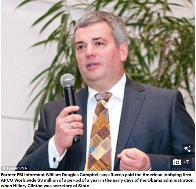 mercenarygeo's tweet image. FBI informant who spied on Russian firm that bought Uranium One says Moscow paid MILLIONS to influence Hillary Clinton while the deal was under review dailymail.co.uk/news/article-5… #UraniumOneScandal #Russia #Billary