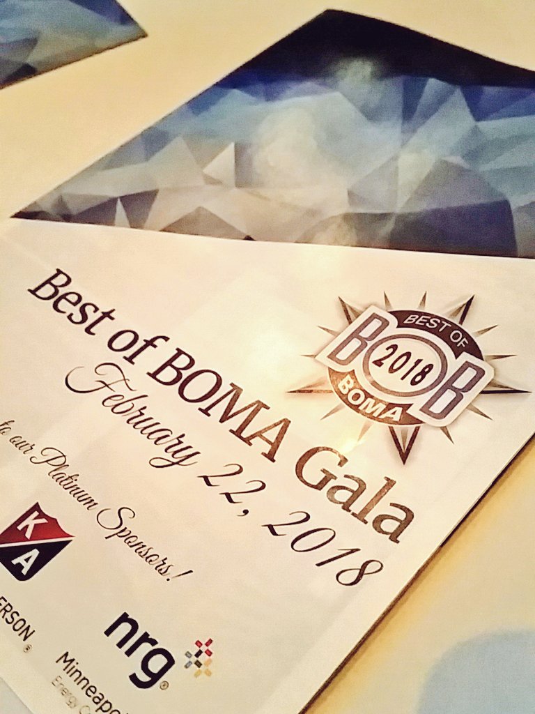 Congrats to all who are recognized tonight @bomampls #cre #Minneapolis