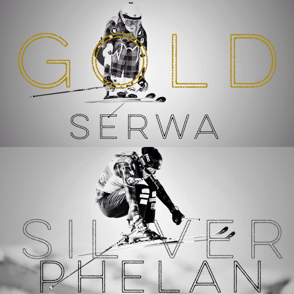 AthletesCAN's tweet photo. #EPICππ»ππ»ππ»ππ»ππ»ππ»
π¨π¦'s @kelseyserwa and @britt_phelan take #gold & #silver in #GRITTY #PyeongChang2018 #skicross BIG Final #PROUD
#PUTTINGITDOWN https://t.co/iuZILHGq3D