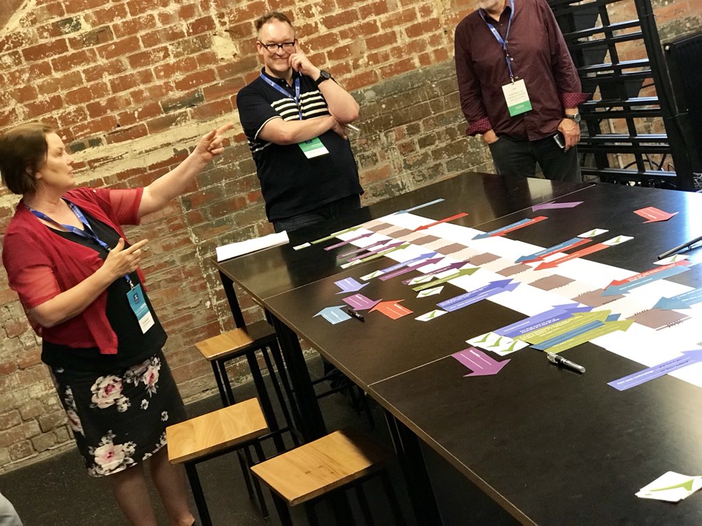 derekbartels's tweet photo. A rich day today working with the @projectILETC team from Melb Uni gaining great strategies/great conversations to support contemporary change across schools - Brilliant! #Talkingspaces8 https://t.co/xzVdQ31Dn4