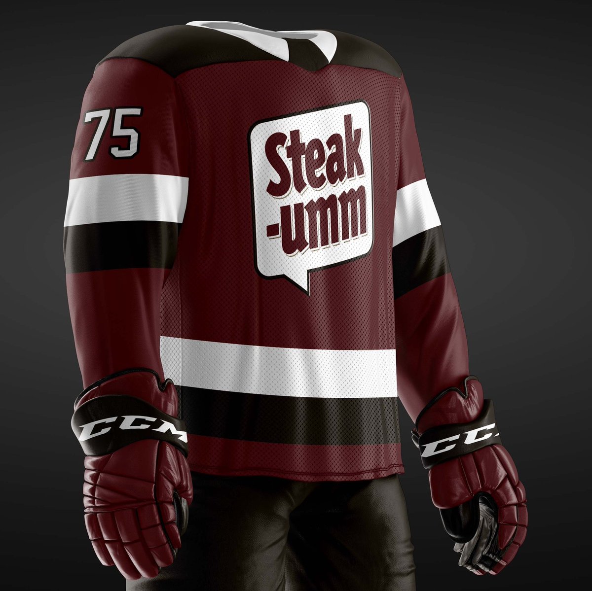 maroon hockey jersey