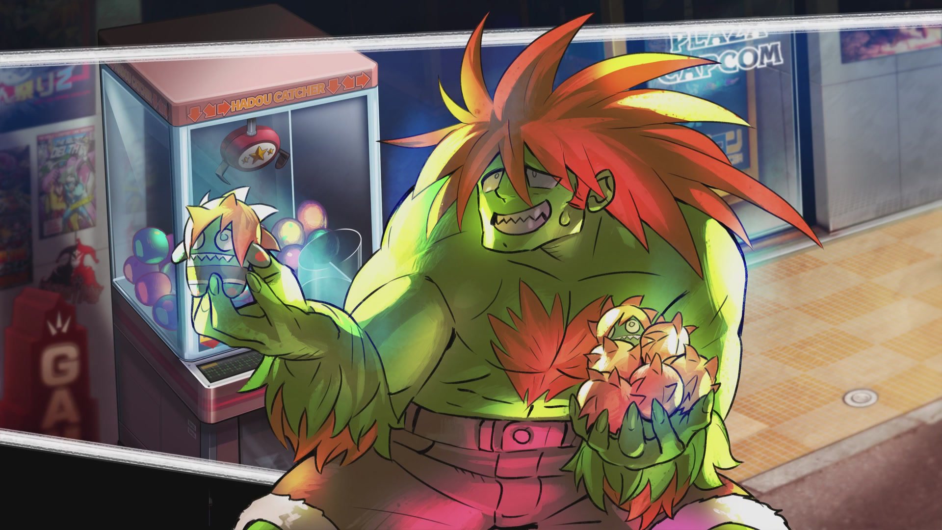 Why is Blanka Green in Street Fighter?