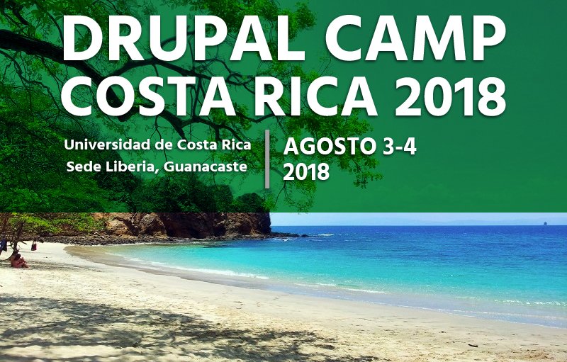 drupalcr's tweet image. #DrupalCamp Costa Rica 2018 will be August 3 & 4 in Liberia, Guanacaste. 35 minutes from the most beautiful beaches. Save the Date!