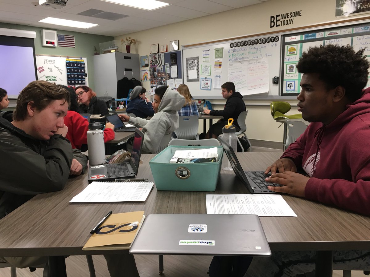 davenapoleon's tweet photo. Great day #shadowastudent #schoolretoolsd Long day!! eye opening experience for sure. Wall ball at lunch was awesome!! Thanks Kaden!! #IDEACenterHS https://t.co/EVah57MKM2