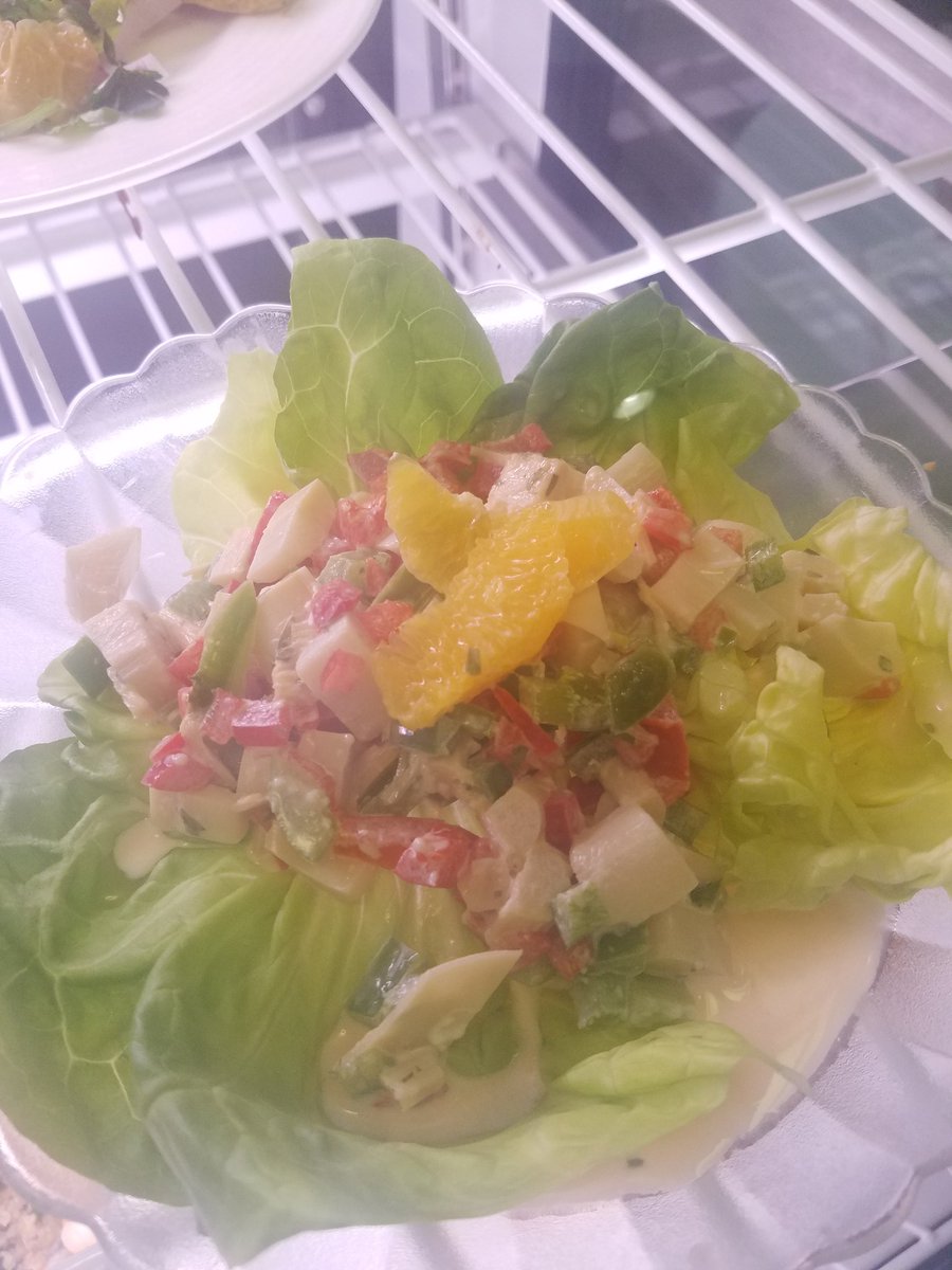 CinitaeS's tweet image. #291cul Heart of the Palm Salad and Bibb Salad