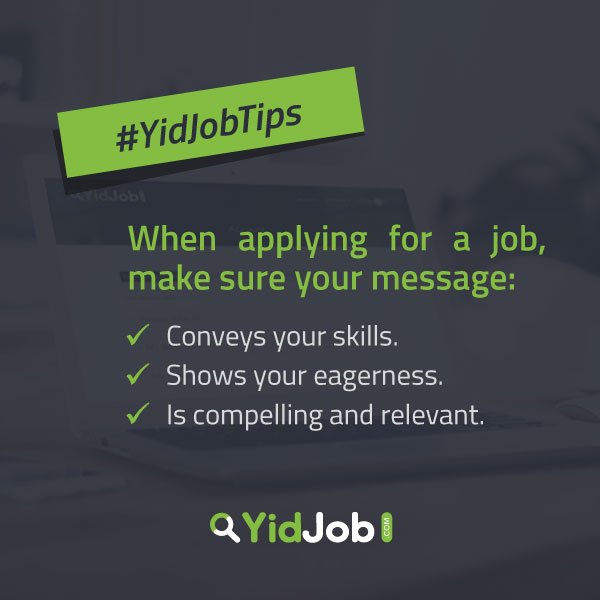 yid_job's tweet photo. Excited to introduce the new #YidJobTips series
#YidJob #JobTips #Advice https://t.co/krS12rxJU6