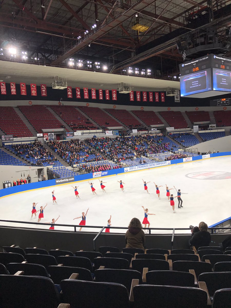 Synchro Champs are off and running here at the Coliseum! Check out our Instagram story for more #BTS #SynchroChamps18