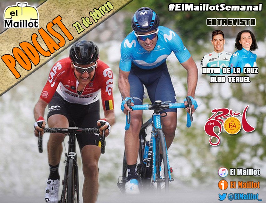 ElMaillot_'s tweet photo. 🔊 PODCAST | ¡Nuevo #ElMaillotSemanal! 🚴‍♂️

📌 #64RdS 👉 Wellens y Landa 🔝

🗣️ Entrevista a David de la Cruz (@iamdlax)

🆕 Debut de @Movistar_Team en la #SCV2018. Hablamos con @albatr_96 

📲 https://t.co/9tXaaHuC5b

📲 https://t.co/i7BPUNgLkw https://t.co/uzCXhJiriq