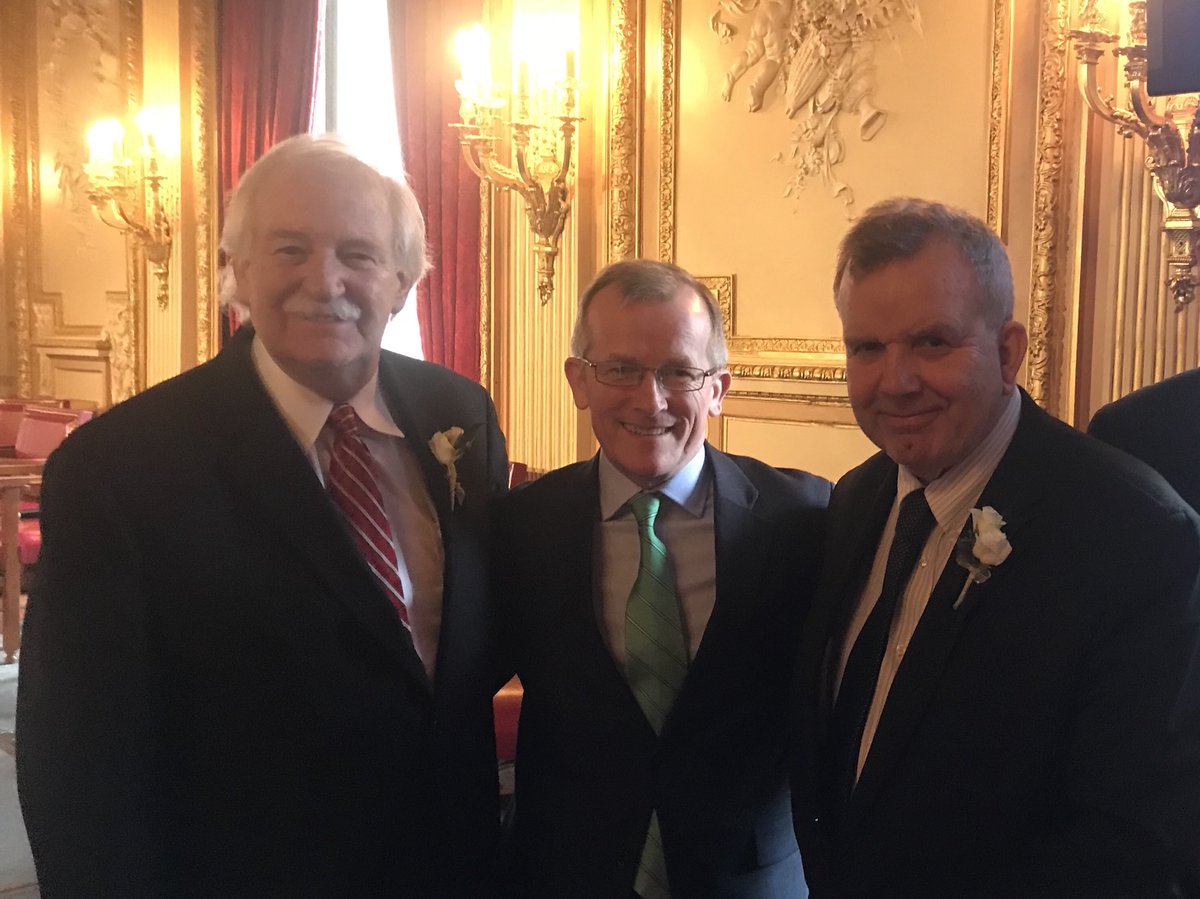 NiallGibbons's tweet photo. Delighted to catch up with legends Niall O’Dowd and Bruce Morrison at the #20yearsofpeace conference arranged by @cooperationirl and @IrishCentral . Great to see many that have contributed so much over 20years of the Good Friday/Belfast Agreement. https://t.co/zNdH2swzsc