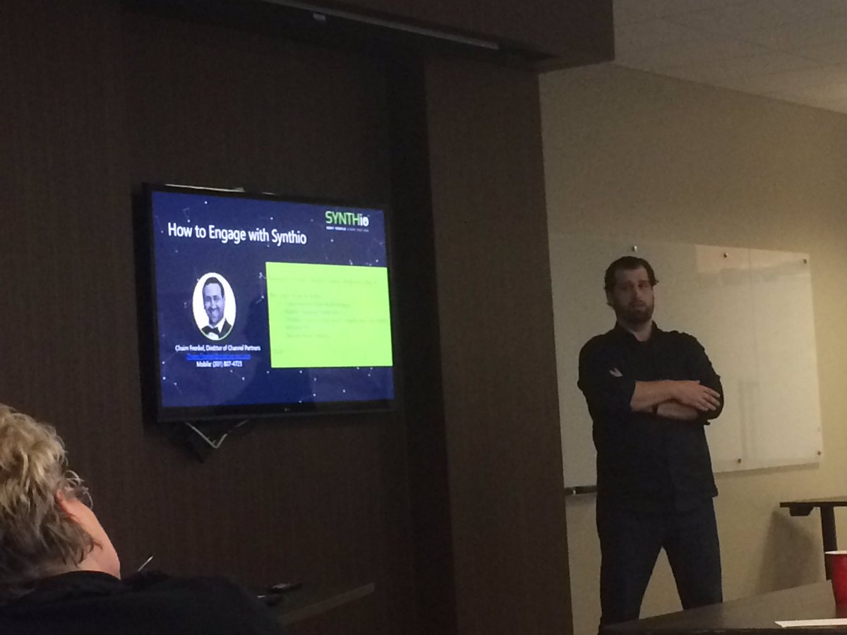 halltbone's tweet photo. Thanks @Digital314 and @jondbourne for hosting #DMUG today. Great info on #DataHygiene and @marketo cleaning with @Synthio_ #MKTGnation https://t.co/e9JuBlNflQ