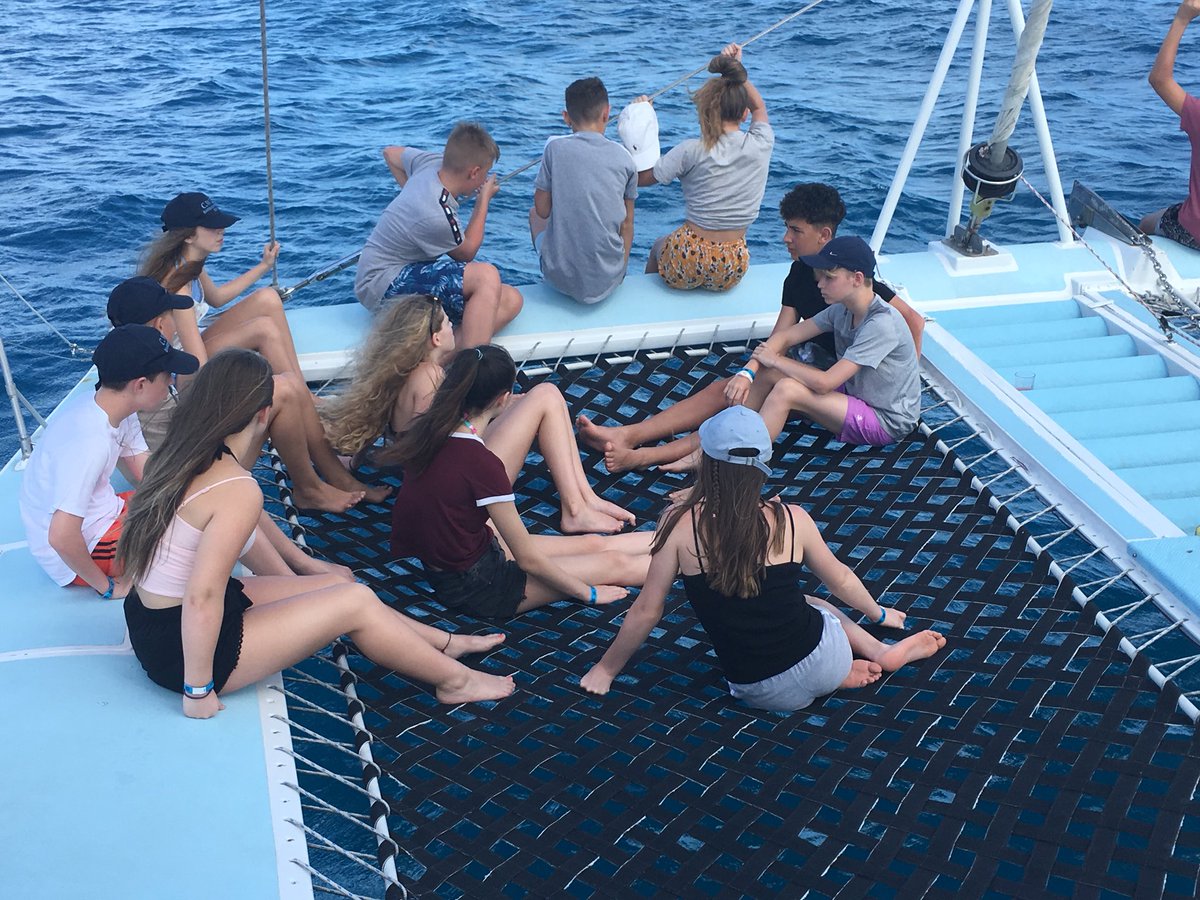 CWLC_Trips's tweet photo. We had the whole catamaran to ourselves😃 https://t.co/67kFgHxtM6