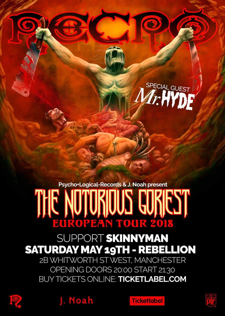 theredlocks's tweet photo. @ChedeyeKnights will be joining us when we support @Necro_is_God in Manchester on May 19 @RebellionMCR alongside @MRHYDEPLR & @MudfamSkinnyman
#NotoriousGoriest #Necro #MrHyde #Skinnyman #ChedeyeKnights #TheRedlocks #BoomBapHipHop https://t.co/AqXMQLVDRq