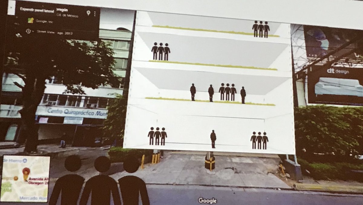 GMatouskova's tweet photo. All groups were excellent! The judges selected the work presented and acted by @LaSalleUniv students who focussed on La Condesa area proposing an interchangeable community hub as the winner #urbandesign #socvalue #socent. congratulations!!!! @mxbritish @NewtonFund https://t.co/kjD4G6nMVa