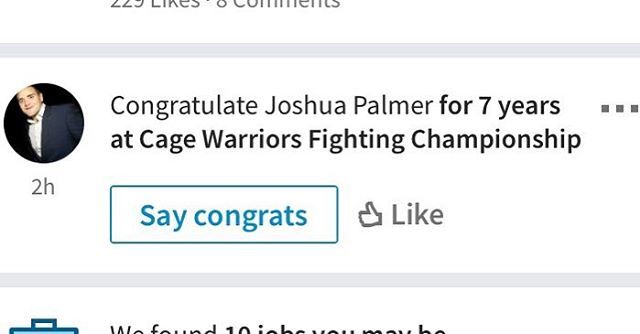 JoshPalmerSays's tweet photo. Turns out Iβve been doing this quite a while now! Some very cool people and places along the way. @cagewarriors 90 festivities kick off tomorrow! #mma #mmalife #mmalifestyle #cwfc90 https://t.co/RnIu73TIj0 https://t.co/SmsytmNyvU