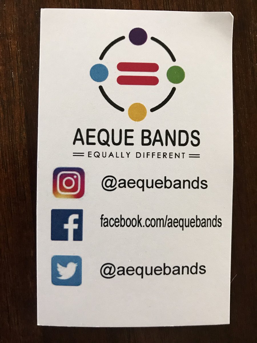 lcfanssection's tweet photo. Just wanted to give a quick shoutout to @aequebands for the package today! They have a great message as well as a great product. Go get yours ASAP and give them a follow! #EquallyDifferent https://t.co/thYbJhAke2