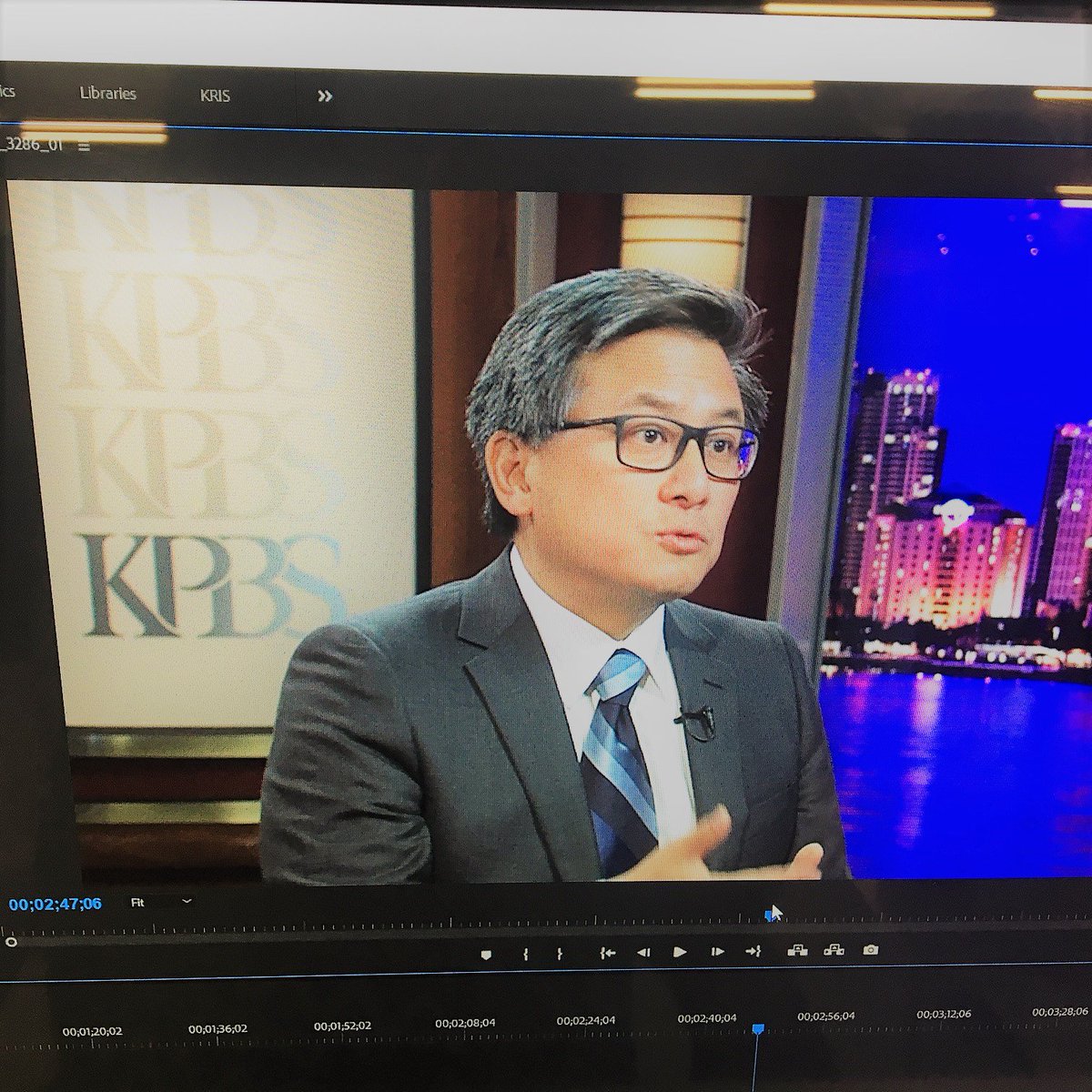 EboneMonet26's tweet photo. Tonight: hear from California State Treasurer John Chiang about his run for governor. We'll talk education, health care, affordable housing, and find out why he says his family is an example of the American dream. @KPBSnews #EveningEdition #JohnChiang #SDConventionctr #CA_Dem https://t.co/LudFYX6g0s