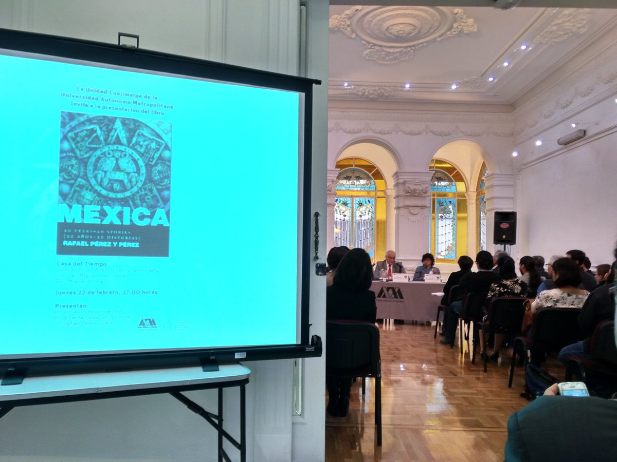 alesito500's tweet photo. Mexica. 20 años - 20 historias. Un libro escrito por un software que presenta el Dr. Rafael Pérez y Pérez. Esta realidad puede someterse a la pregunta ¿Quién es el autor del libro? #CreatividadComputacional #Mexica #Madic @MADIC_UAMC https://t.co/SzLxXUe6ix