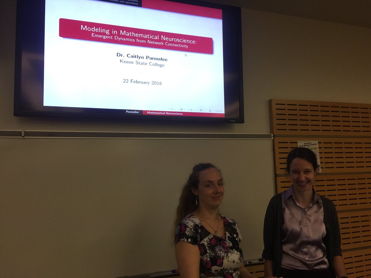 LorenLaunen's tweet photo. Dr. Caitlyn Parmelee presenting on neural network modeling - how does the brain work? Great talk!! #LittleBitOfBigData #kscbio #kscollab https://t.co/hpftQri8xZ